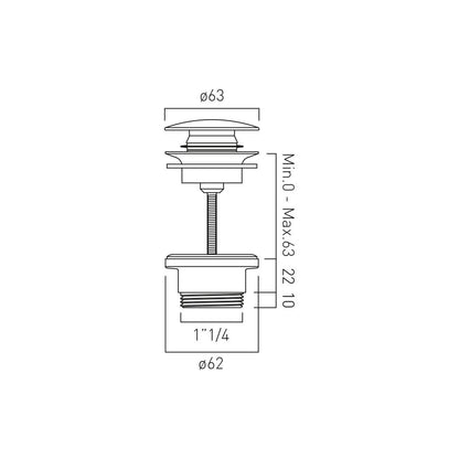Vado Universal Basin Waste