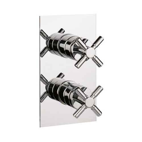 Crosswater Totti 1 Outlet 2 Handle Concealed Thermostatic Shower Valve