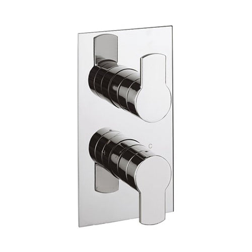 Crosswater Wisp 1 Outlet 2 Handle Concealed Thermostatic Shower in Chrome