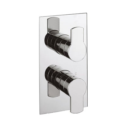Crosswater Wisp 1 Outlet 2 Handle Concealed Thermostatic Shower in Chrome