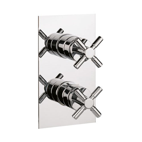 Crosswater Totti 3 Outlet 2 Handle Concealed Thermostatic Shower Valve