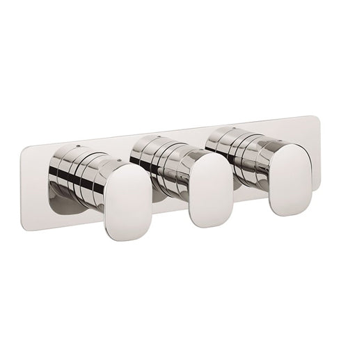 Crosswater ZERO 2 - 3 Outlet 3 Handle Concealed Thermostatic Shower Valve