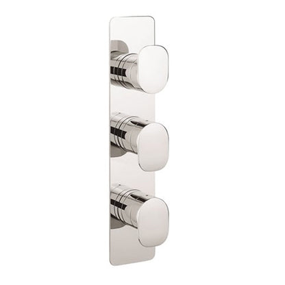 Crosswater ZERO 2 - 3 Outlet 3 Handle Concealed Thermostatic Shower Valve