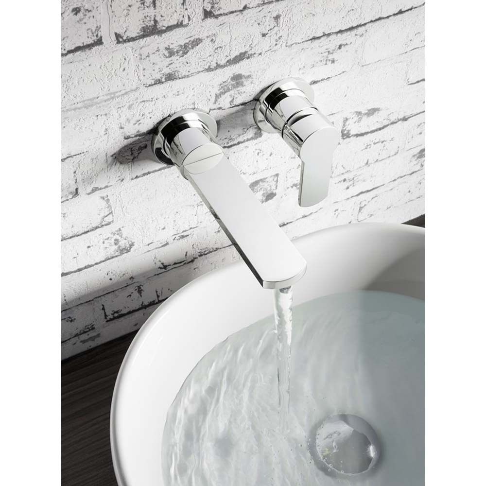 Crosswater Wisp Basin 2 Hole Set in Chrome
