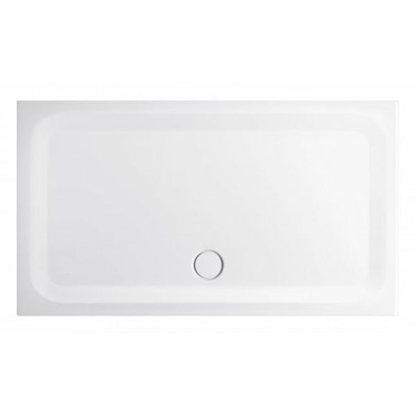Bette Ultra 1600 x 800 x 35mm Rectangular Shower Tray with Z27 Upstand and Glaze Plus