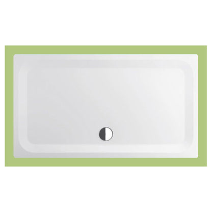 Bette Ultra 1600 x 800 x 35mm Rectangular Shower Tray with Z27 Upstand and Glaze Plus