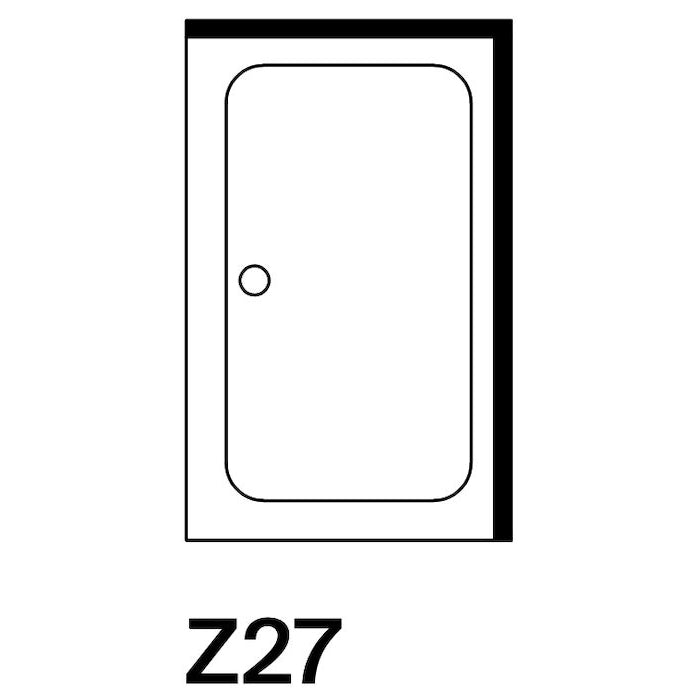 Bette Ultra 1600 x 800 x 35mm Rectangular Shower Tray with Z27 Upstand and Glaze Plus