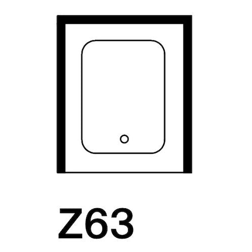 Bette Ultra 1000 x 900 x 25 mm Rectangular Shower Tray with Z63 Upstand and Glaze Plus