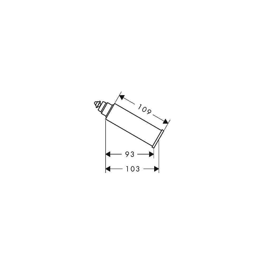 AXOR 10981000 Starck Extension for Spout 60mm