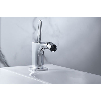 AXOR 36120000 Citterio E Single Lever Bidet Mixer with Pin Handle for Precise Control