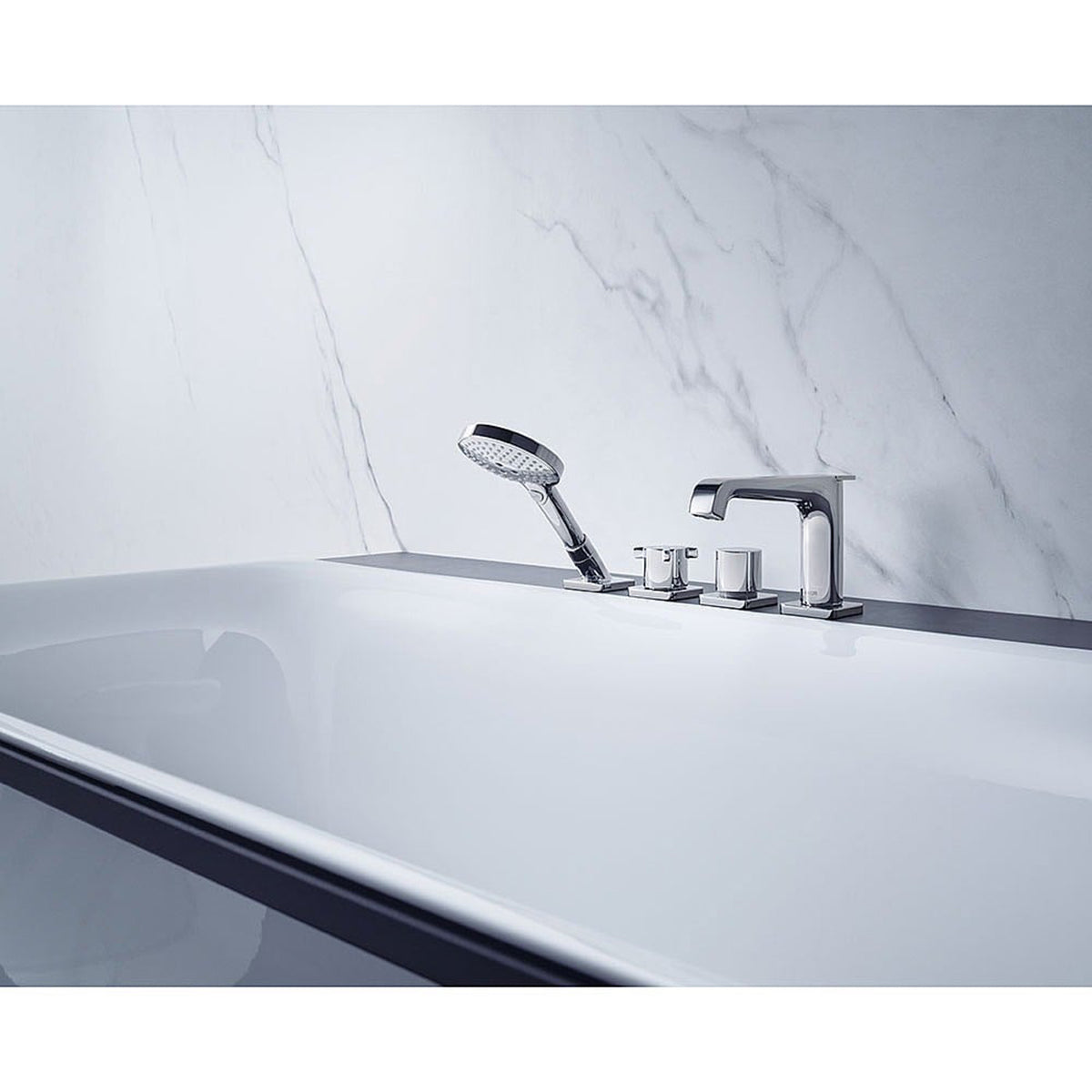 AXOR 36411000 Citterio E 4-Piece Thermostatic Bath Shower Mixer for Precise Control