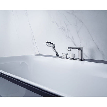 AXOR 36411000 Citterio E 4-Piece Thermostatic Bath Shower Mixer for Precise Control