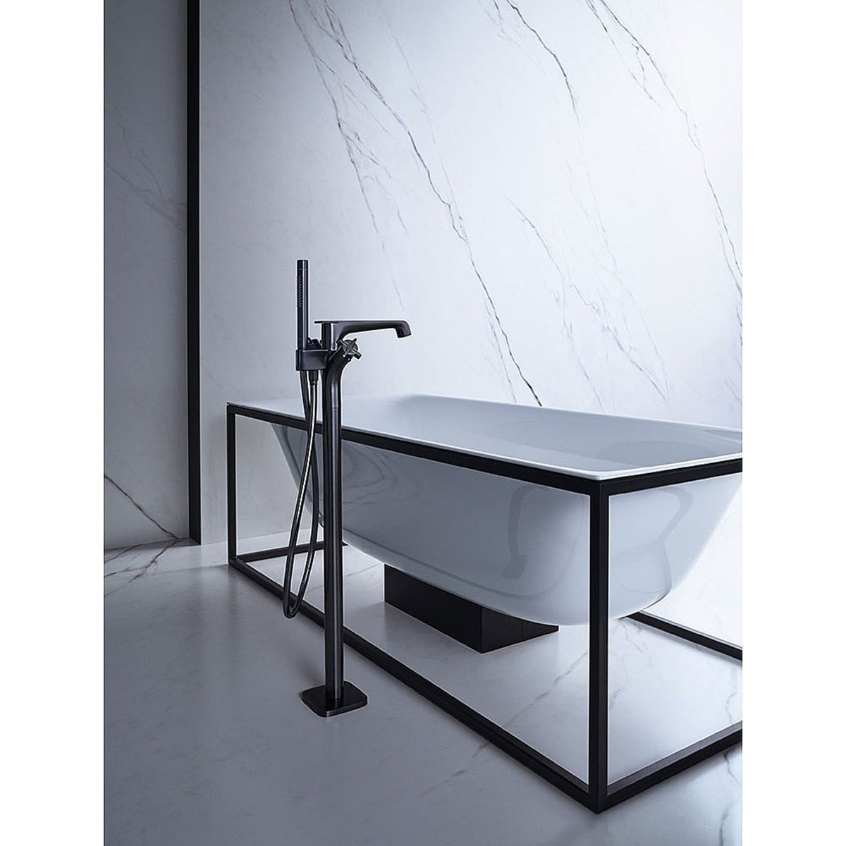 AXOR Citterio E Freestanding Thermostatic Bath Shower Mixer 36416000