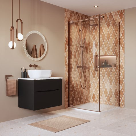 Crosswater Asura AUIDSC0800 8mm Infold Door