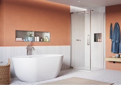 Crosswater Asura 8mm Sliding Door with Side Panel