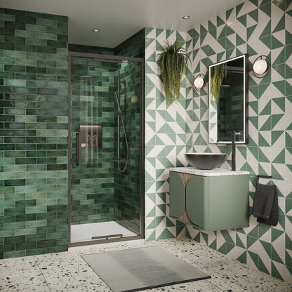 Crosswater Asura 8mm Infold Door with Extension Profile