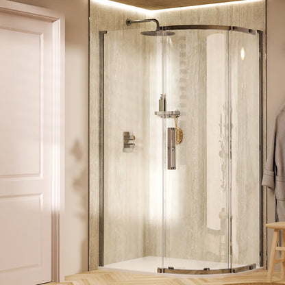 Crosswater Asura 8mm Quadrant Offset Single Door
