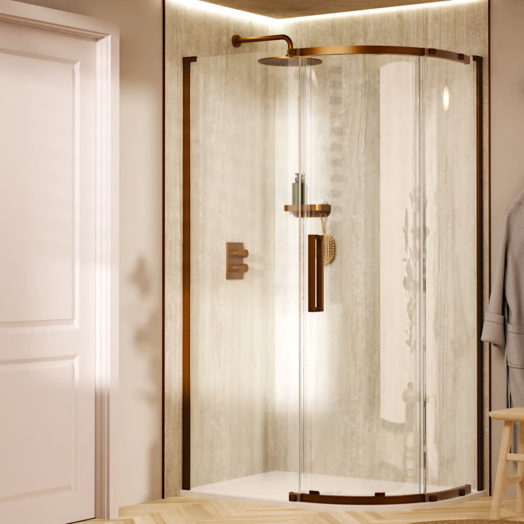 Crosswater Asura 8mm Quadrant Offset Single Door