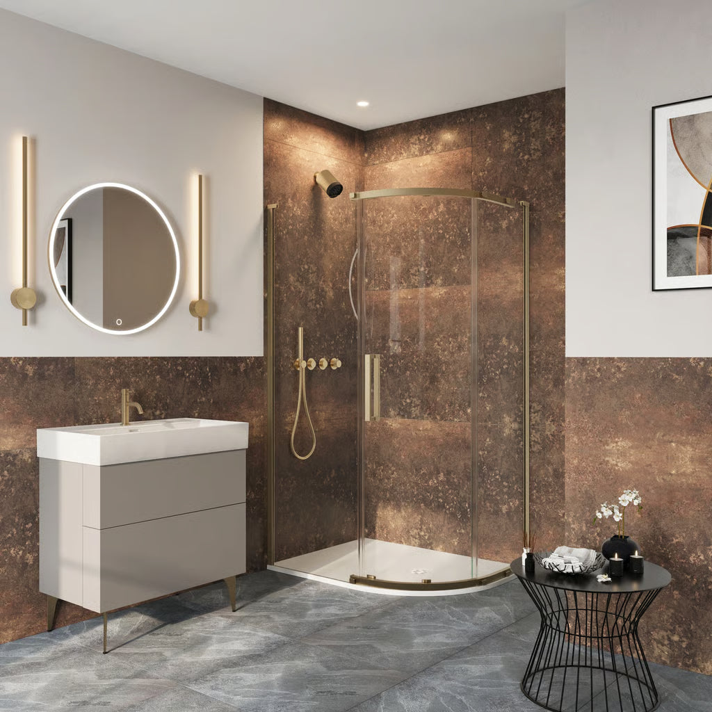 Crosswater Asura 8mm Quadrant Offset Single Door