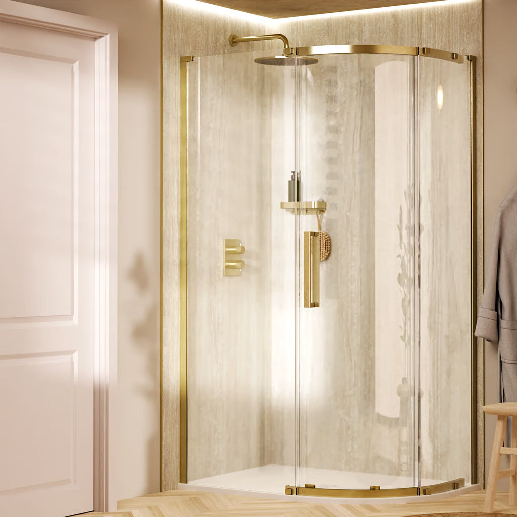 Crosswater Asura 8mm Quadrant Offset Single Door