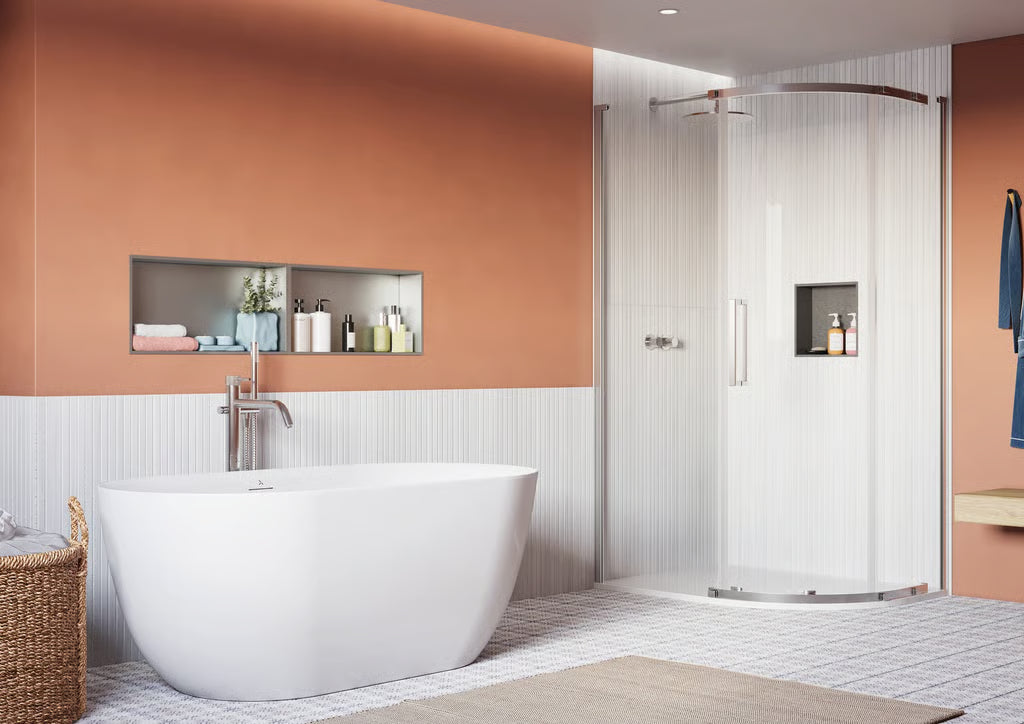 Crosswater Asura 8mm Quadrant Offset Single Door