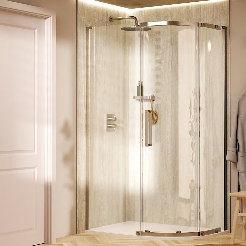 Crosswater Asura 8mm Quadrant Offset Single Door