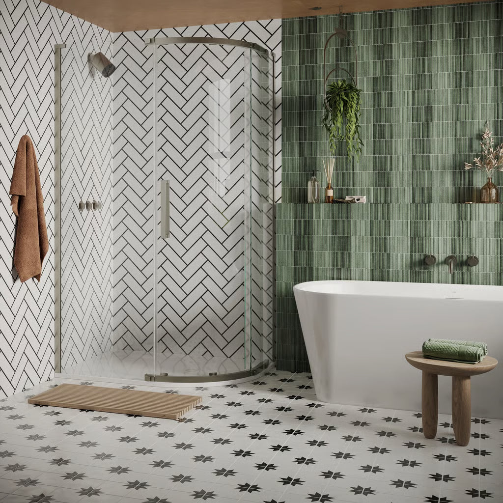 Crosswater Asura 8mm Quadrant Offset Single Door