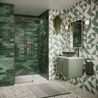 Crosswater Asura 8mm Sliding Door with Extension Profile