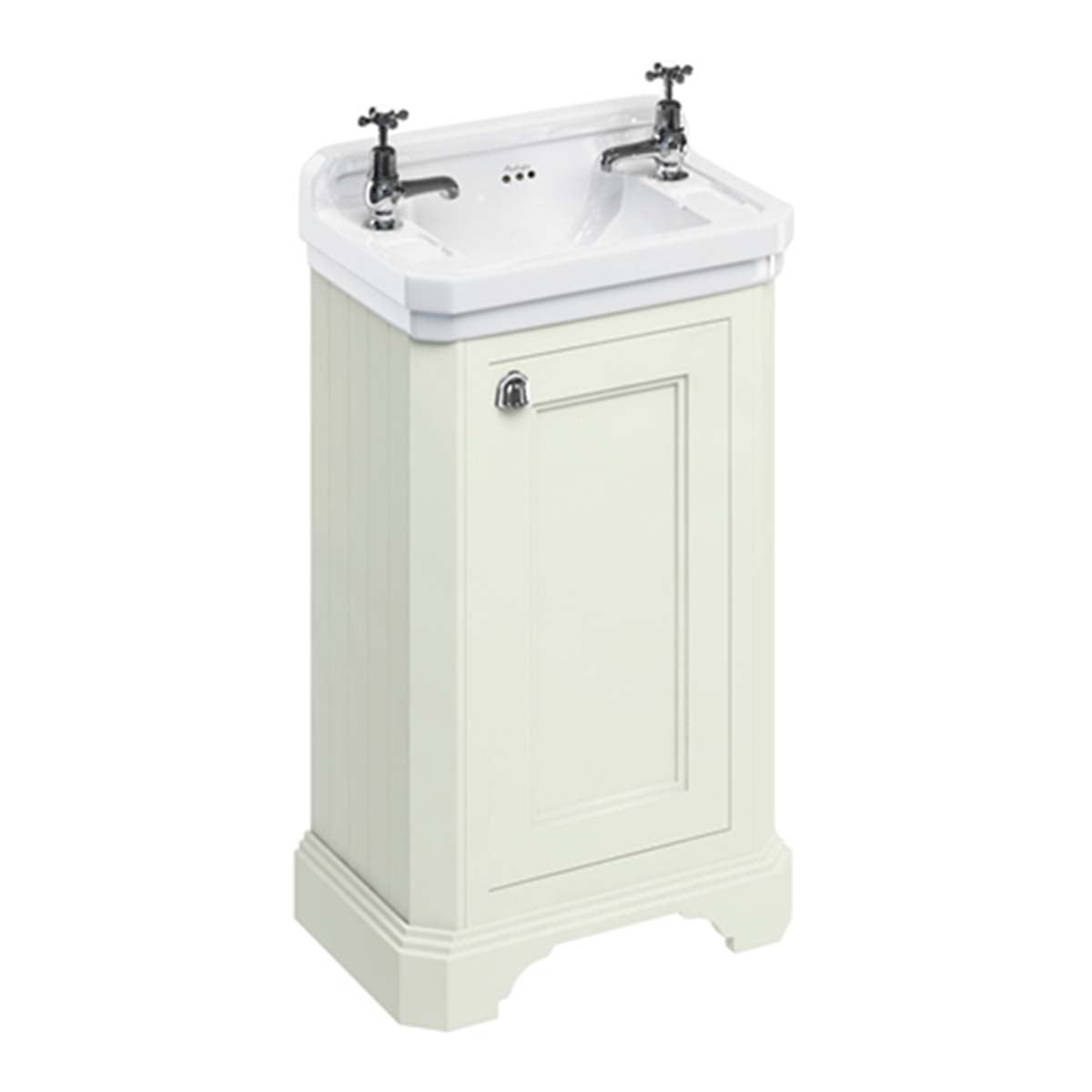 Burlington Bathrooms Cloakroom Basin Unit with Door