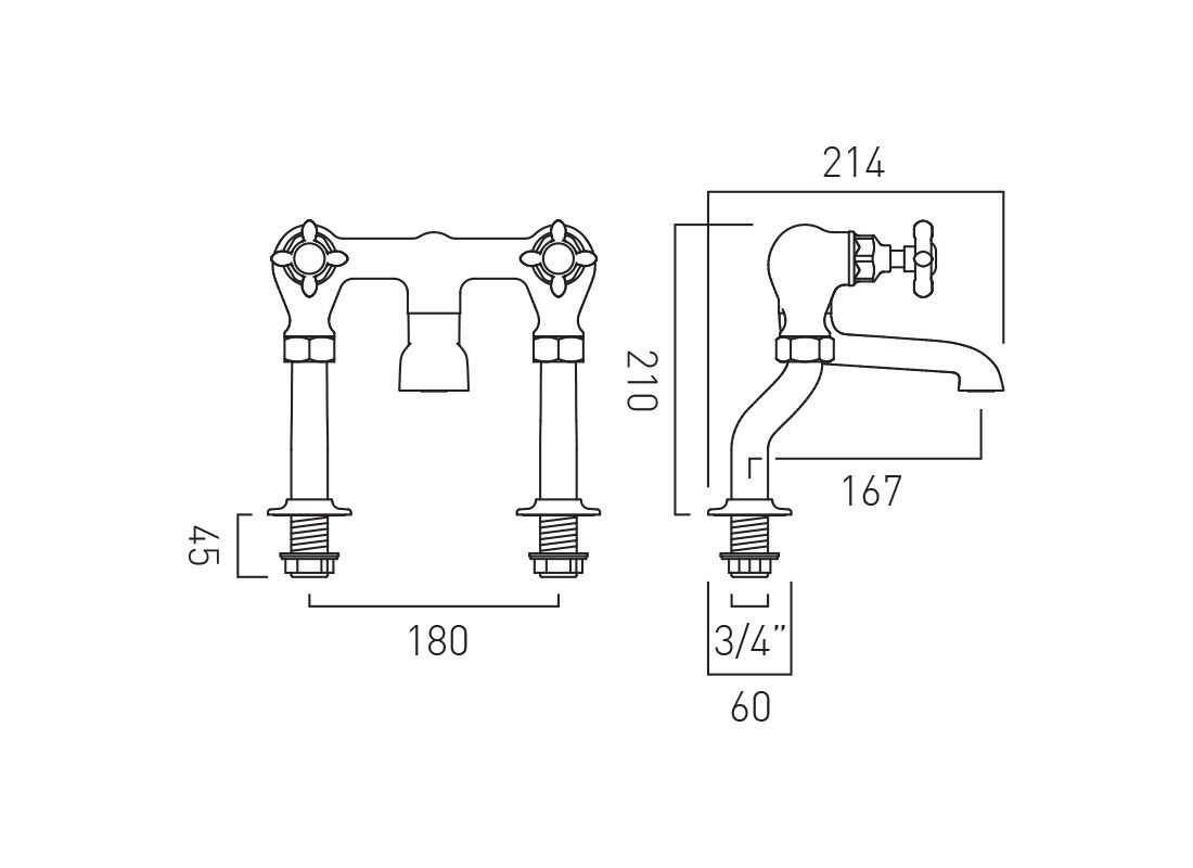 Vado Axbridge Bath Filler