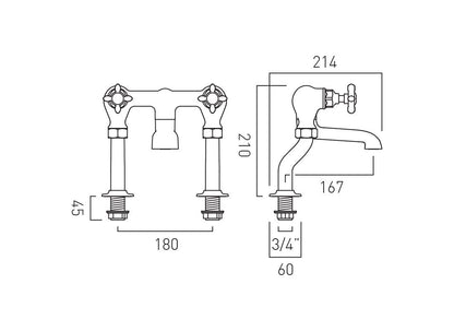 Vado Axbridge Bath Filler