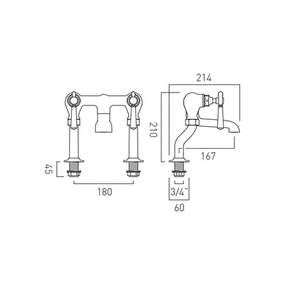 Vado Axbridge Bath Filler
