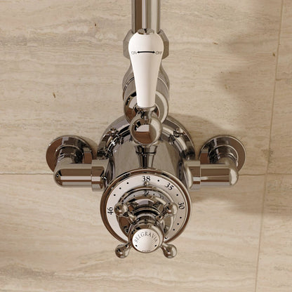 Crosswater Belgravia Thermo Shower Valve with Fixed Head in Chrome