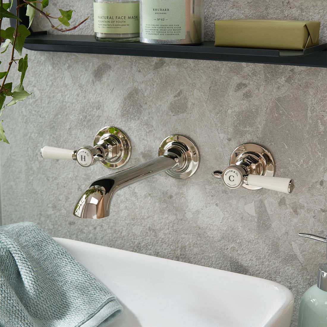 Vado Axbridge Wall Mounted Basin Mixer