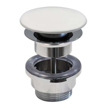 Catalano Ceramic Push-Button Slotted Basin Waste