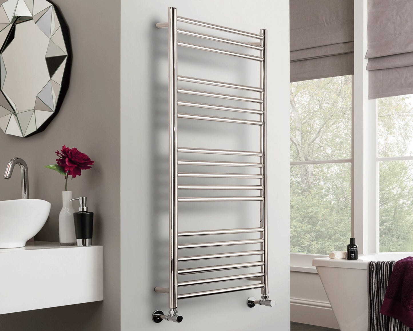 Vogue MD035 SS0800400PS Stainless Steel Ladder Rail 800 X 400MM