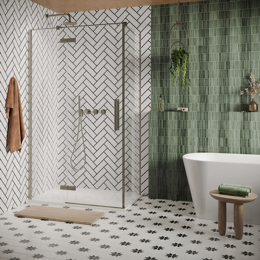 Crosswater Asura 8mm Hinged Door with Inline