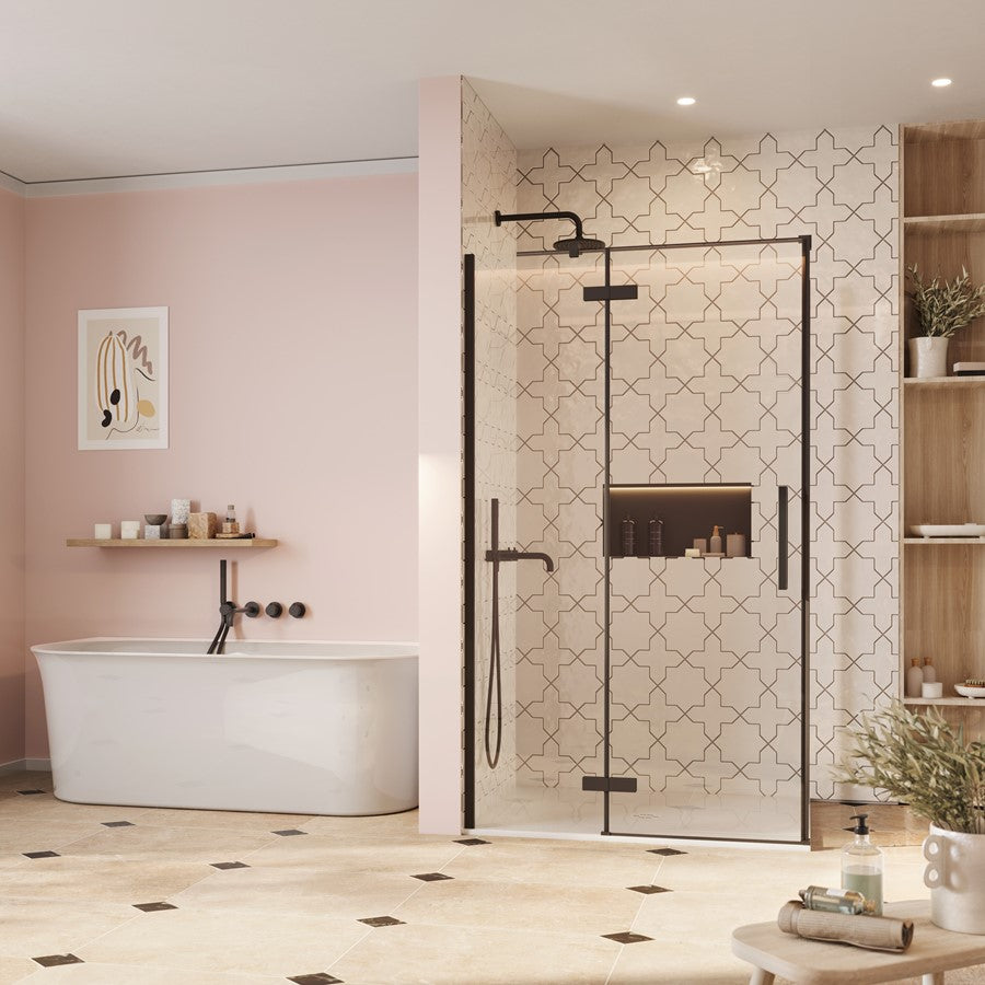 Crosswater Asura 8mm Hinged Door with Inline