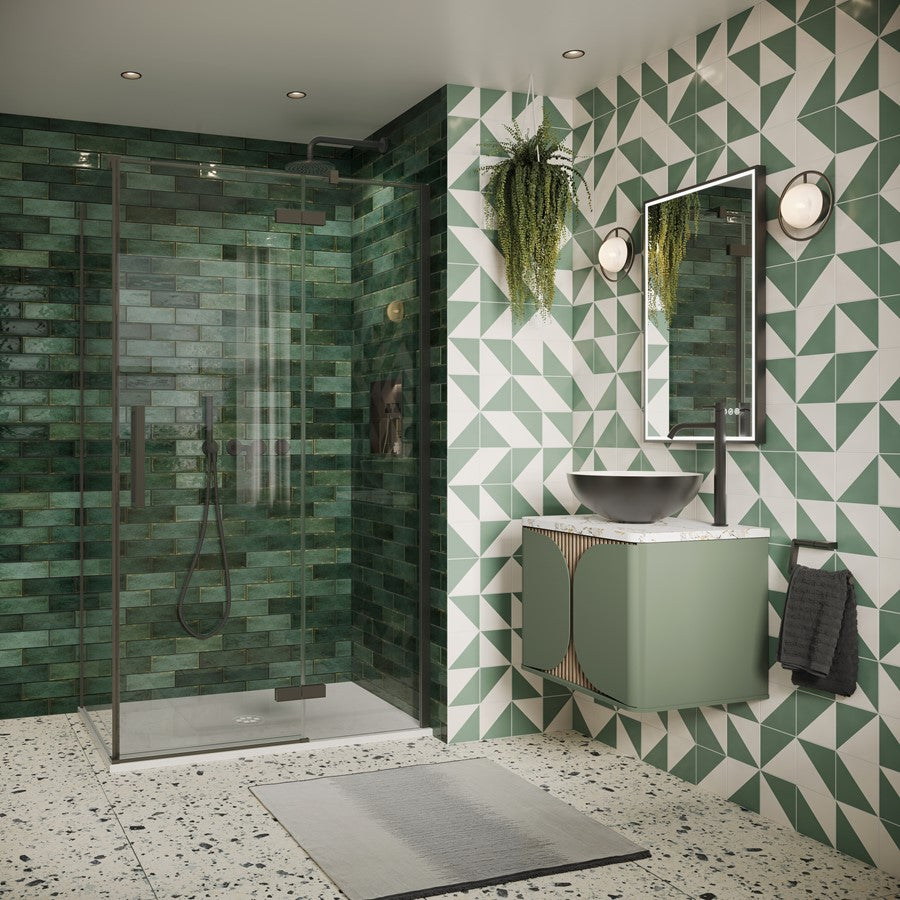 Crosswater Asura 8mm Hinged Door with Inline