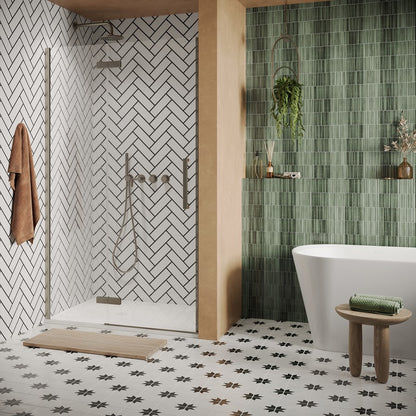 Crosswater Asura 8mm Hinged Door with Inline