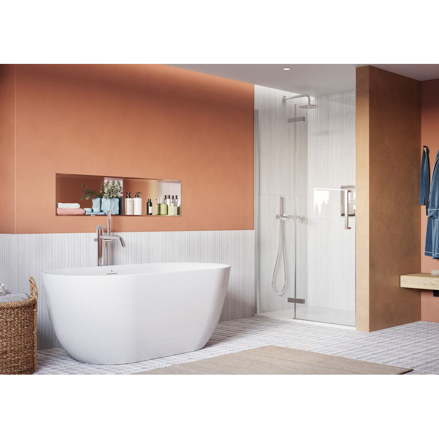 Crosswater Asura 8mm Hinged Door with Inline