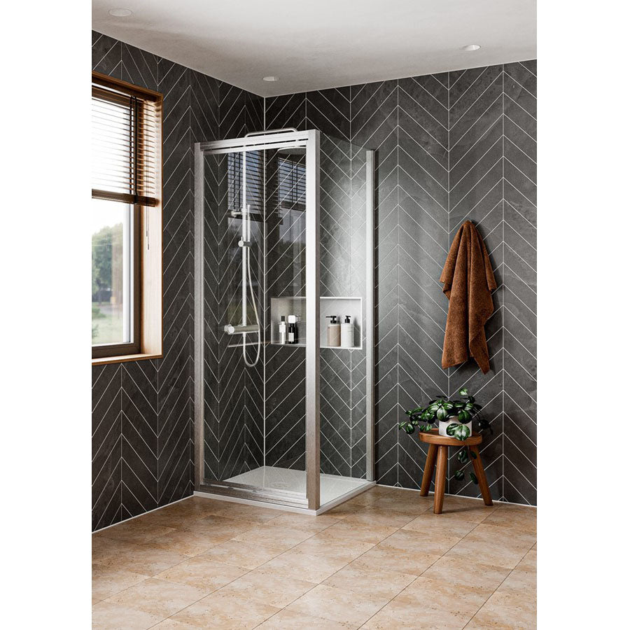 Crosswater Clear 6 Infold Door & Side Panel