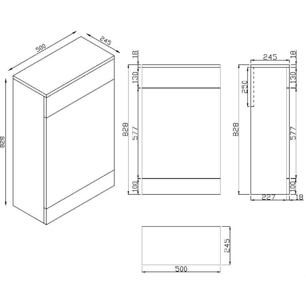Luxe81 Empire 1100 Bathroom Furniture Set