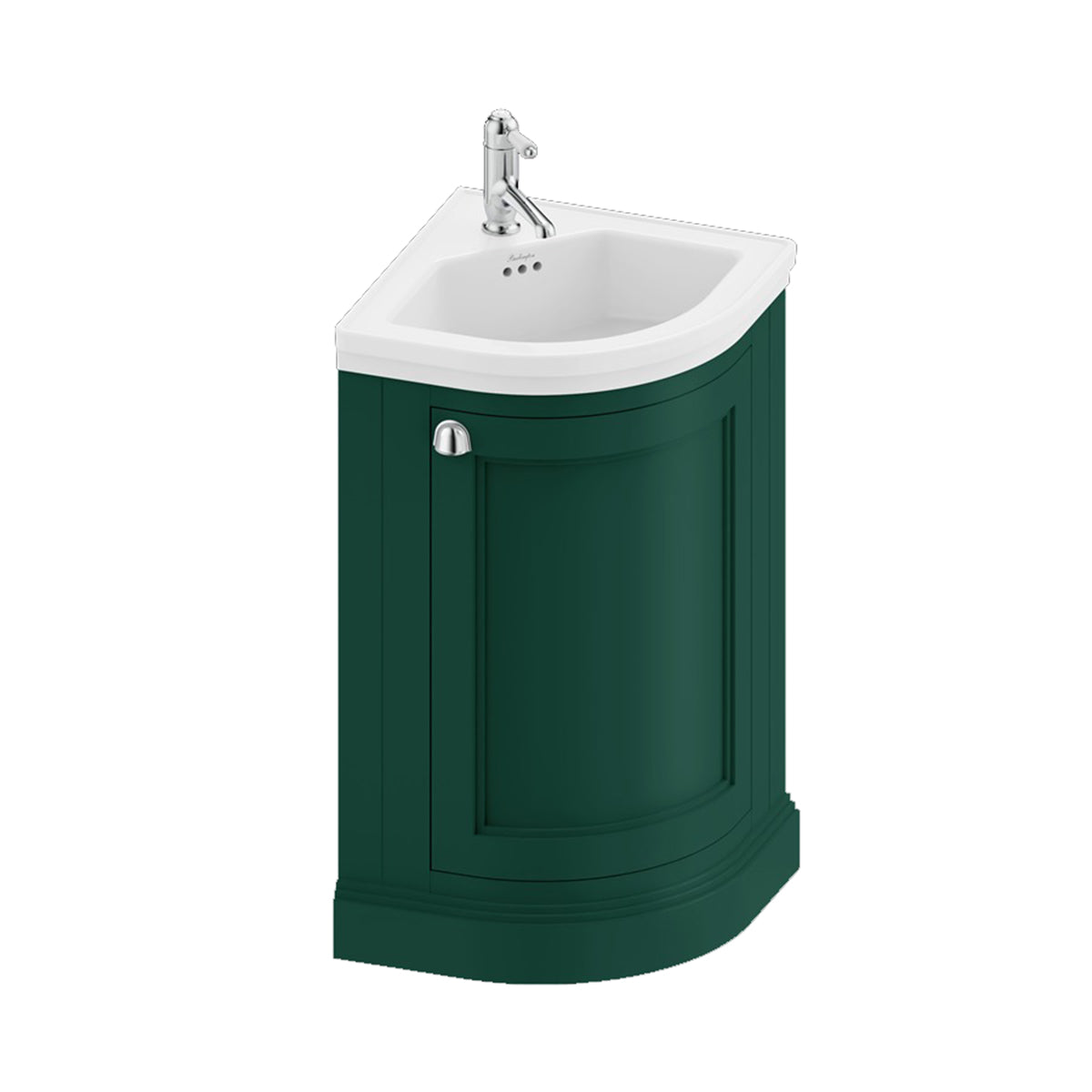Burlington Bathrooms Furniture Unit with Ceramic Corner Basin