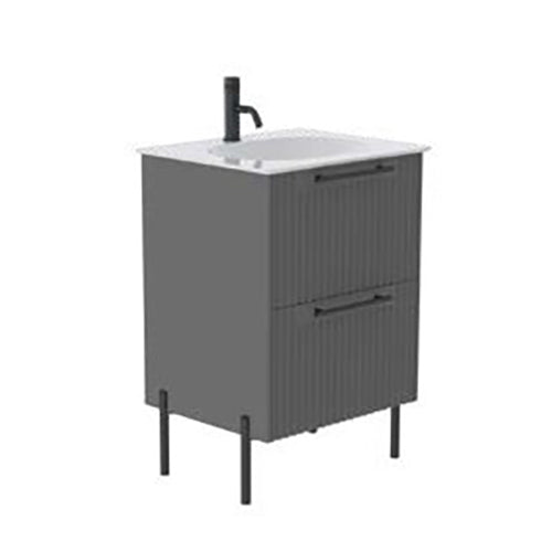 Catalano Sfera Flute 60 2 Drawer Unit, 570w x 480d x 685h mm