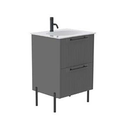 Catalano Sfera Flute 60 2 Drawer Unit, 570w x 480d x 685h mm