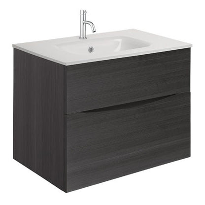 Crosswater Glide II 700 Unit & Ice White Glass Basin