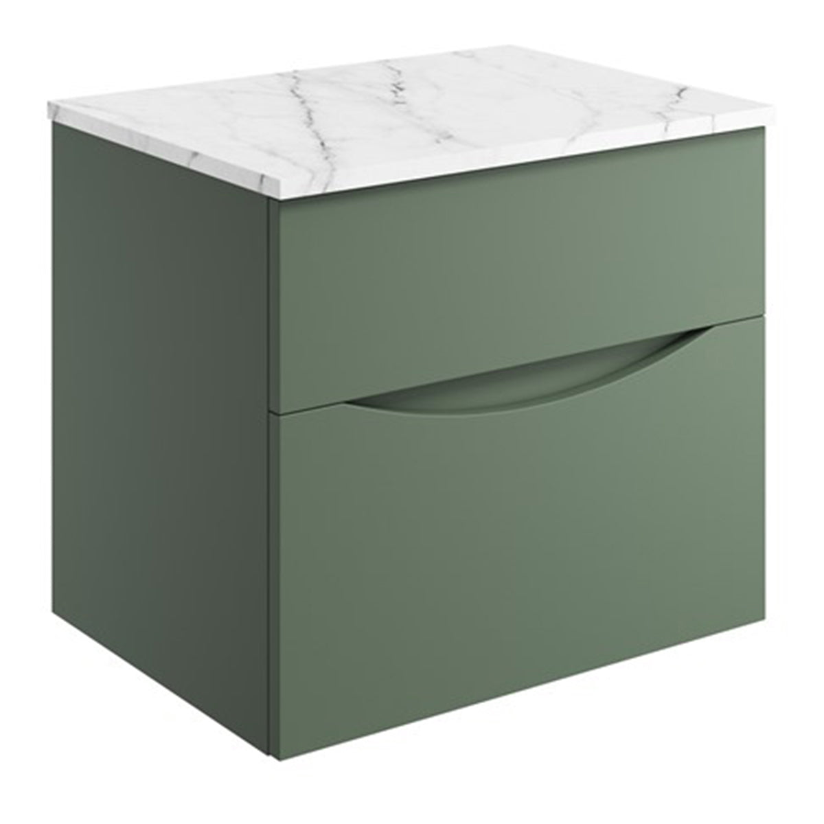 Crosswater Glide II 600 Unit with 610 Marble Effect Worktop