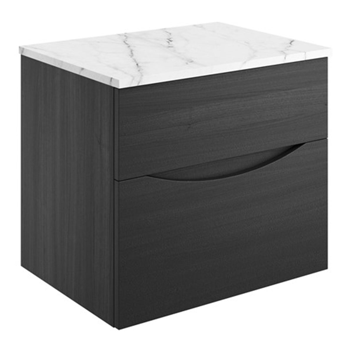 Crosswater Glide II 600 Unit with 610 Marble Effect Worktop