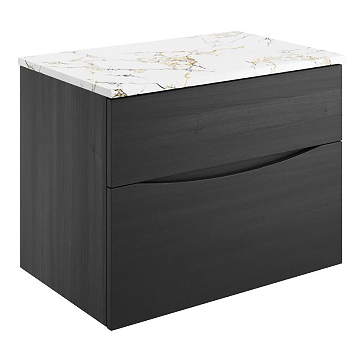 Crosswater Glide II 700 Unit with Gold Vein Estatuario Worktop